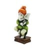 Lord Ganesha Red Polyresin Idol