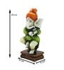 Lord Ganesha Red Polyresin Idol