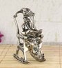 Lord Ganesha Silver Metal Idol