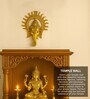 (1Pc) Gold Metal Lord Ganesha Idol For Pooja Room, Home Mandir & Spiritual D cor