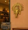 (1Pc) Gold Metal Lord Ganesha Idol For Pooja Room, Home Mandir & Spiritual D cor