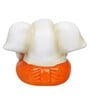 Lord Ganesha White Polyresin Idol