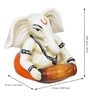 Lord Ganesha White Polyresin Idol