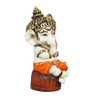 Lord Ganesha White Polyresin Idol
