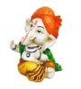 Lord Ganesha White Polyresin Idol
