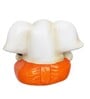 Lord Ganesha White Polyresin Idol
