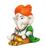 Lord Ganesha White Polyresin Idol