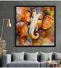 Lord Ganesha With Effect Background Canvas Art Print