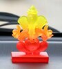 Lord Ganesha Yellow Crystal Idol