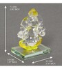 Lord Ganesha Yellow Crystal Idol