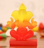 Lord Ganesha Yellow Crystal Idol
