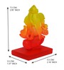 Lord Ganesha Yellow Crystal Idol