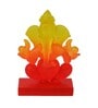 Lord Ganesha Yellow Crystal Idol