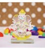 Lord Ganesha Yellow Crystal Idol