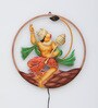 Lord Hanuman 3D Multicolour Iron  Wall Art With Led