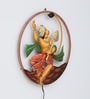 Lord Hanuman 3D Multicolour Iron  Wall Art With Led