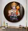 Lord Hanuman Ji And Neem Karoli Baba Acrylic Round Wall Art