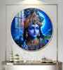 Lord Krishna Bliss Acrylic Round Wall Art