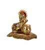 Lord Krishna Gold Aluminium Religious Idols