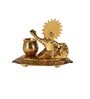 Lord Krishna Gold Aluminium Religious Idols