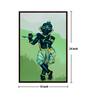 Lord Krishna Playing Flute Art Canvas Print