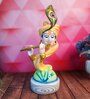Lord Krishna Playing Flute Multicolour Polyresin Statue