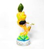 Lord Krishna Playing Flute Multicolour Polyresin Statue