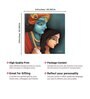 Lord Krishna With Radha Ji Canvas Printed Art Prints