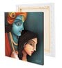 Lord Krishna With Radha Ji Canvas Printed Art Prints