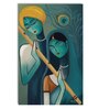 Lord Radha Krishna Abstract Art Canvas Printed Art Prints