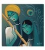 Lord Radha Krishna Abstract Art Canvas Printed Art Prints