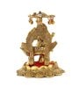 Lord Radha Krishna Metal Religious Idol (Gold)