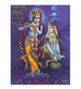 Lord Radha Krishna Painting, Religious Wall Art Print 5D/3D Poster for Home