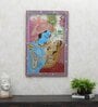 Lord Radha Krishna With Light Wall Art