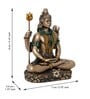Lord Shiva Brown Polyresin Idol