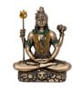 Lord Shiva Brown Polyresin Idol