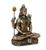 Lord Shiva Brown Polyresin Idol