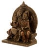 Lord Shiva Family Bronze Brown Religious Idol