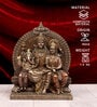 Lord Shiva Family Bronze Brown Religious Idol