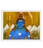 Lord Shiva Handmade Acrylic Paint On Board Canvas Unframed