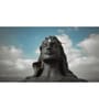 Lord Shiva Grey Wood Framed Spiritual Art Panel Set of 4