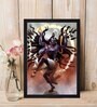 Lord Shiva Roop Texture Paper Framed Art Print