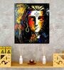 Lord Shiva Multicolour Glass Unframed Spiritual Art Print