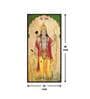 Lord Shree Ram With Dhanus Modern Art Long Big Canvas Art Print