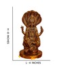 Lord Vishnu With Snake Brass Religious Idol