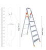 6 Steps 6 ft Aluminium Step Ladder