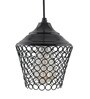 Loren Black Metal Hanging Light