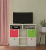 Lorena Kids Storage Cabinet in Pink & Green Colour