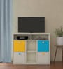 Lorena Kids Storage Cabinet in Yellow & Blue Color