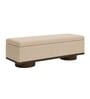 Lorenzo Acacia Wood Bench In Beige Color